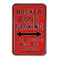 Authentic Street Signs Authentic Street Signs 71002 Husker & Fans & Crushed Street Sign 71002